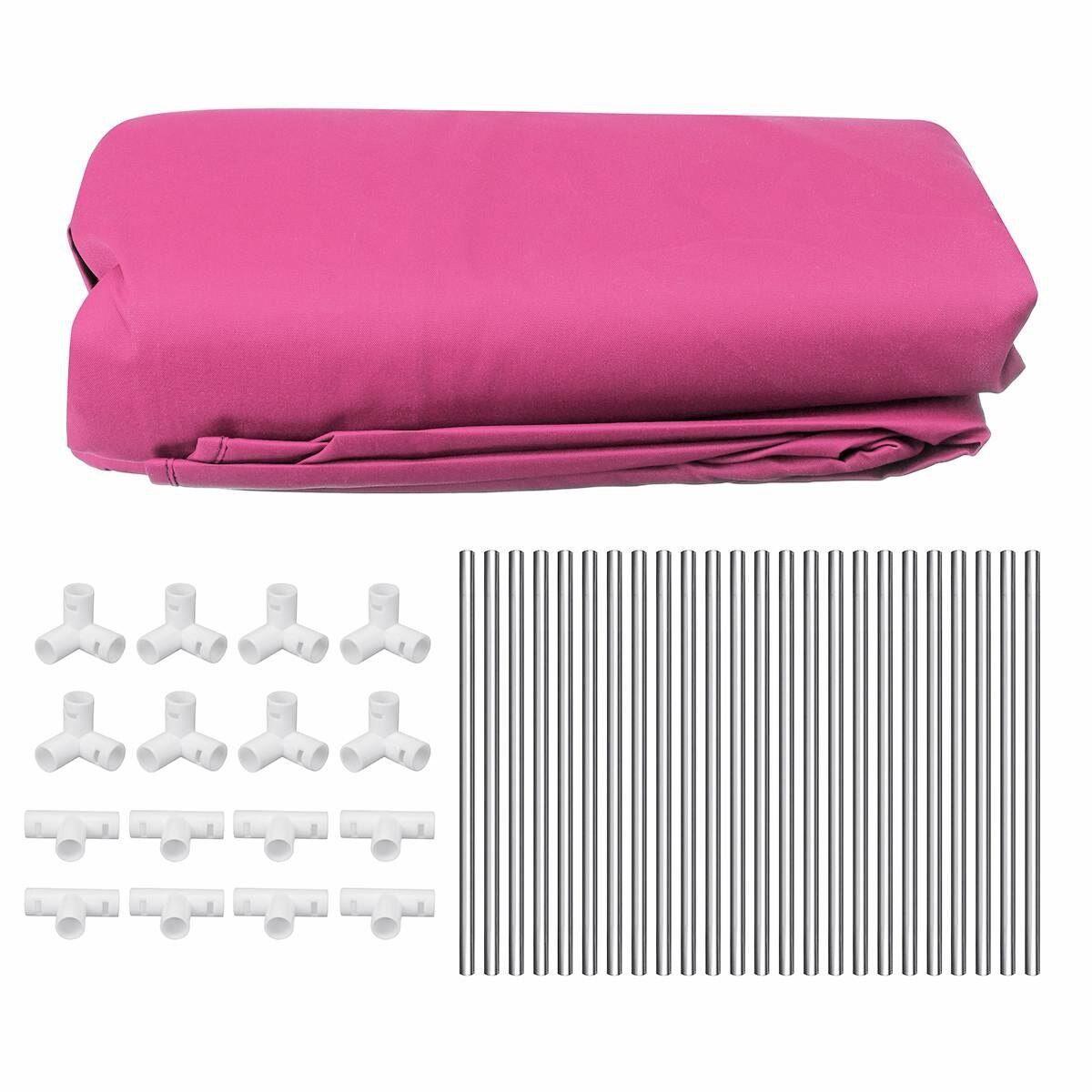 Corral de Seguridad Bebe 126cm Con Aro y Pelotitas Fucsia-7