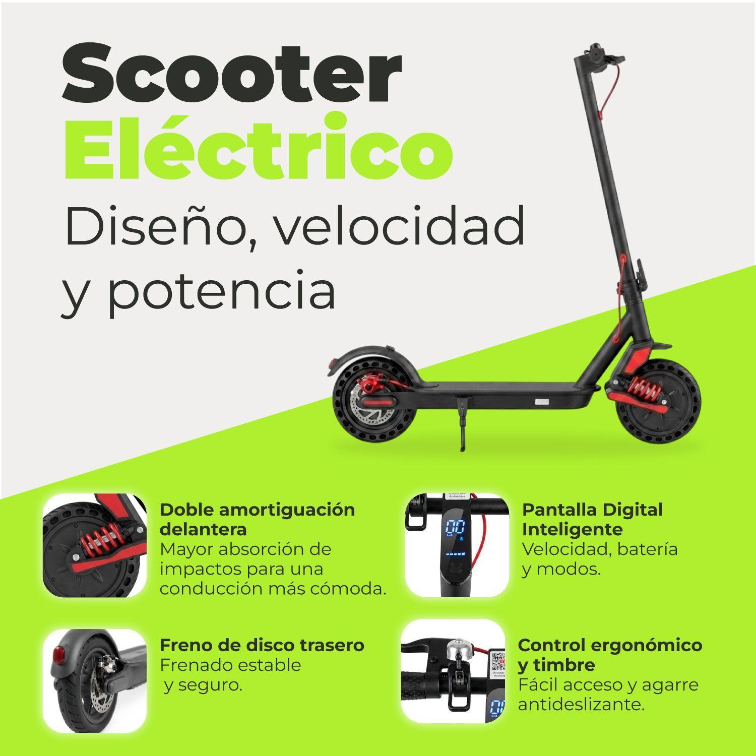 Scooter Electrico Plegable Digital 250W-3