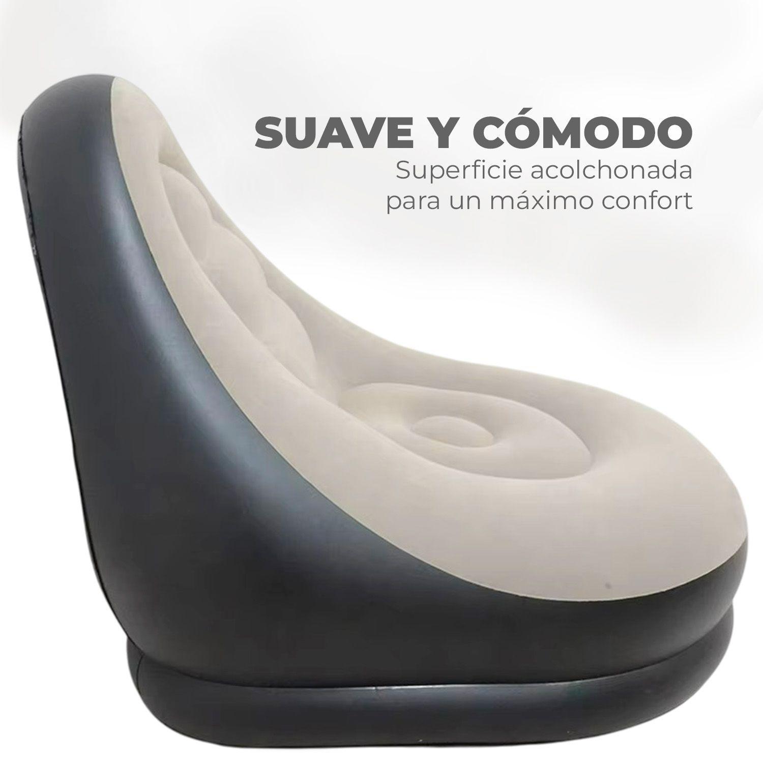Sofa Sillon Inflable Tipo Puff Apoyapies Interior Y Exterior-2