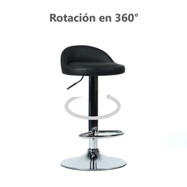 Silla Piso Bar Taburete Giratorio Altura Ajustable-1