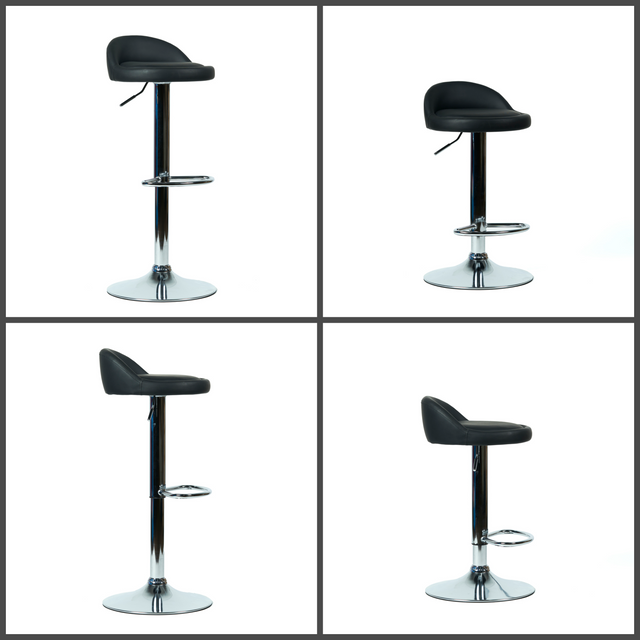 Silla Piso Bar Taburete Giratorio Altura Ajustable-6