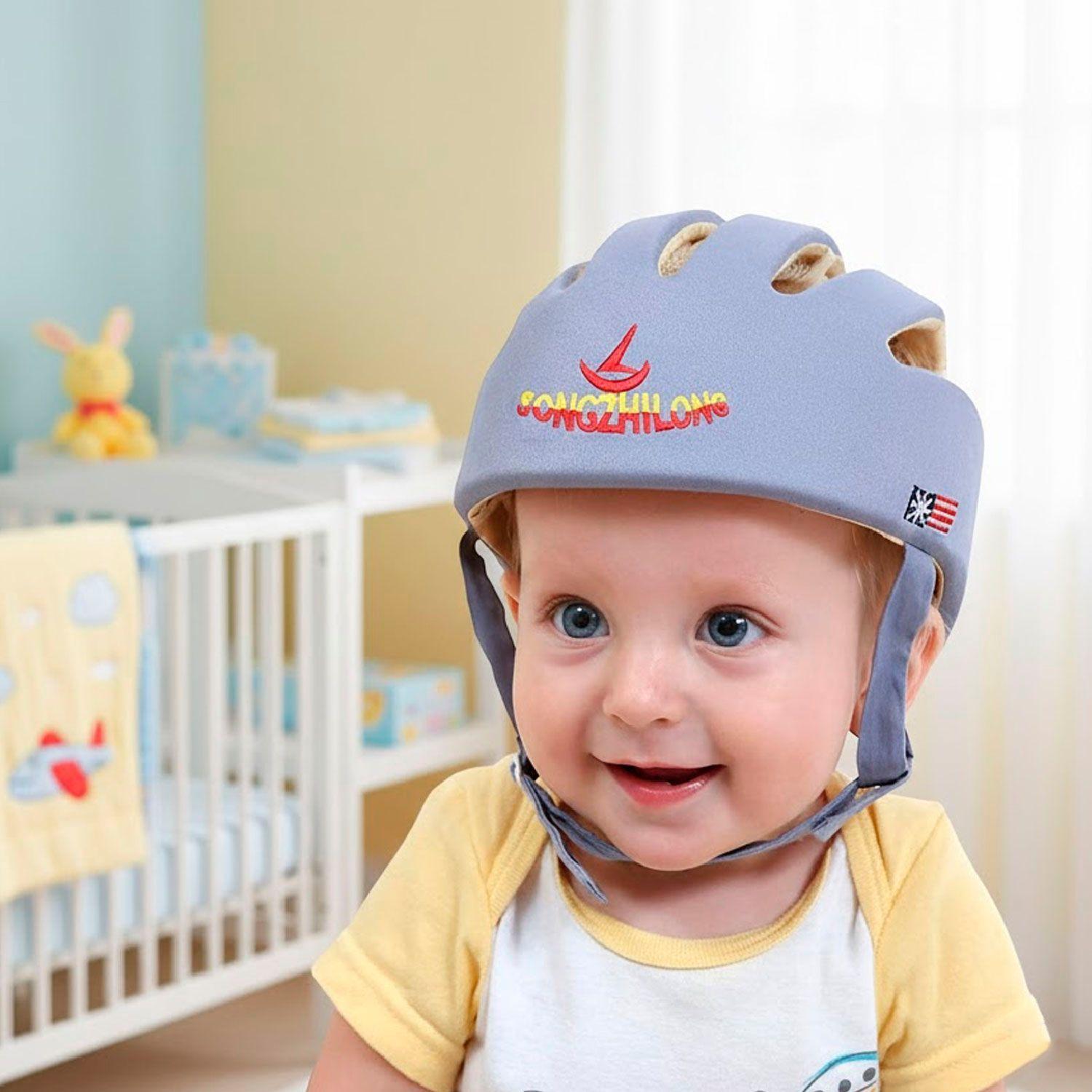 Casco Bebe Protector Antigolpe Seguridad Gateo-3