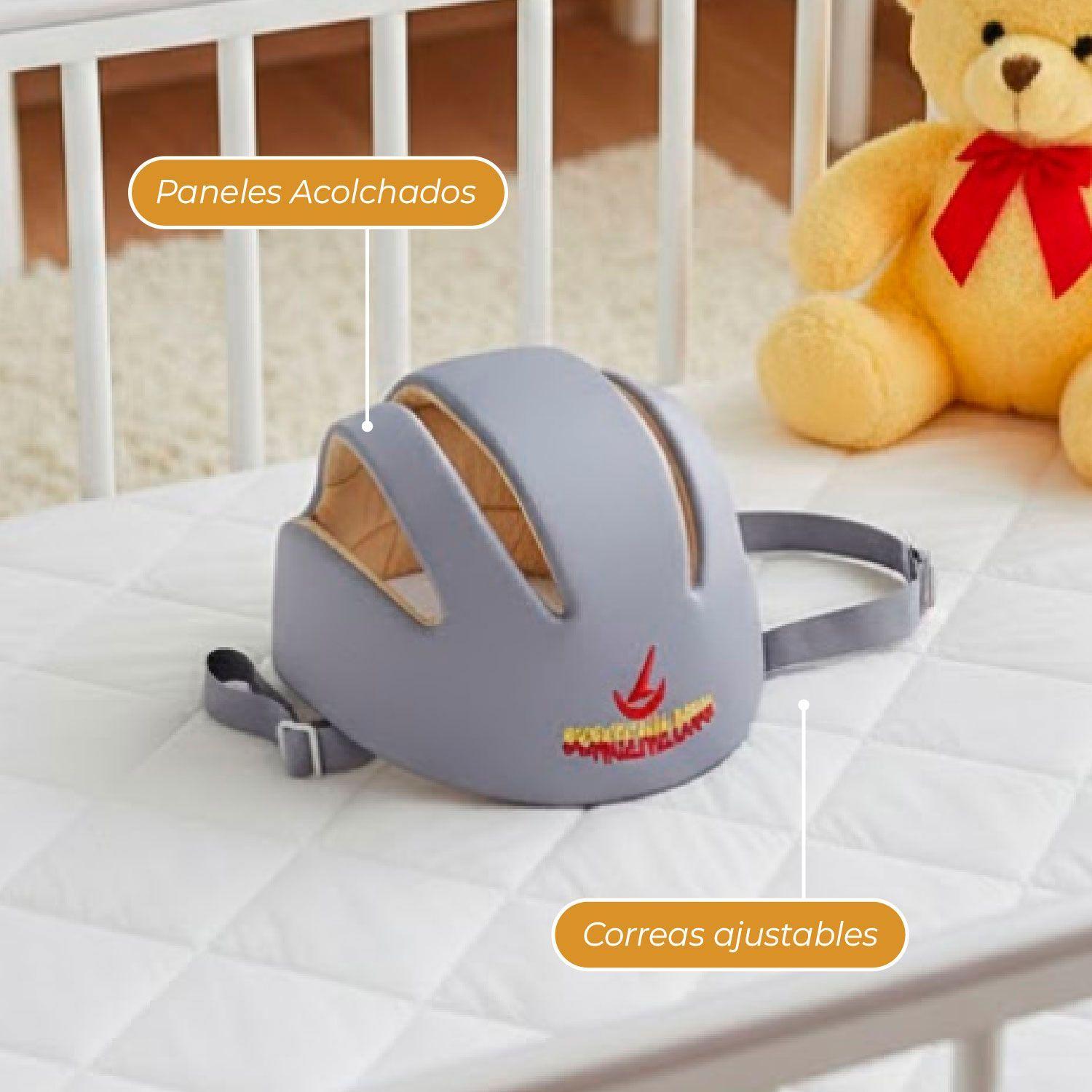 Casco Bebe Protector Antigolpe Seguridad Gateo-4