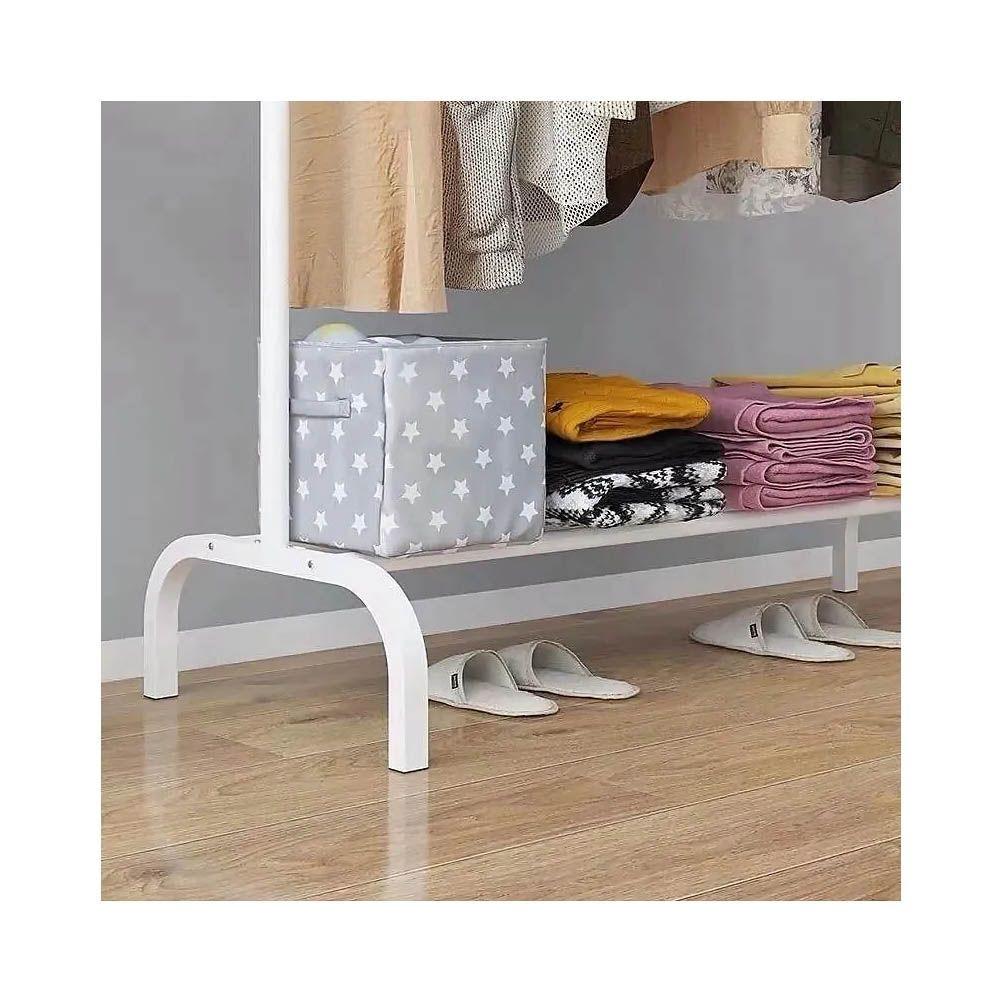 Perchero Colgador de Ropa Simple Metalico Resistente-5