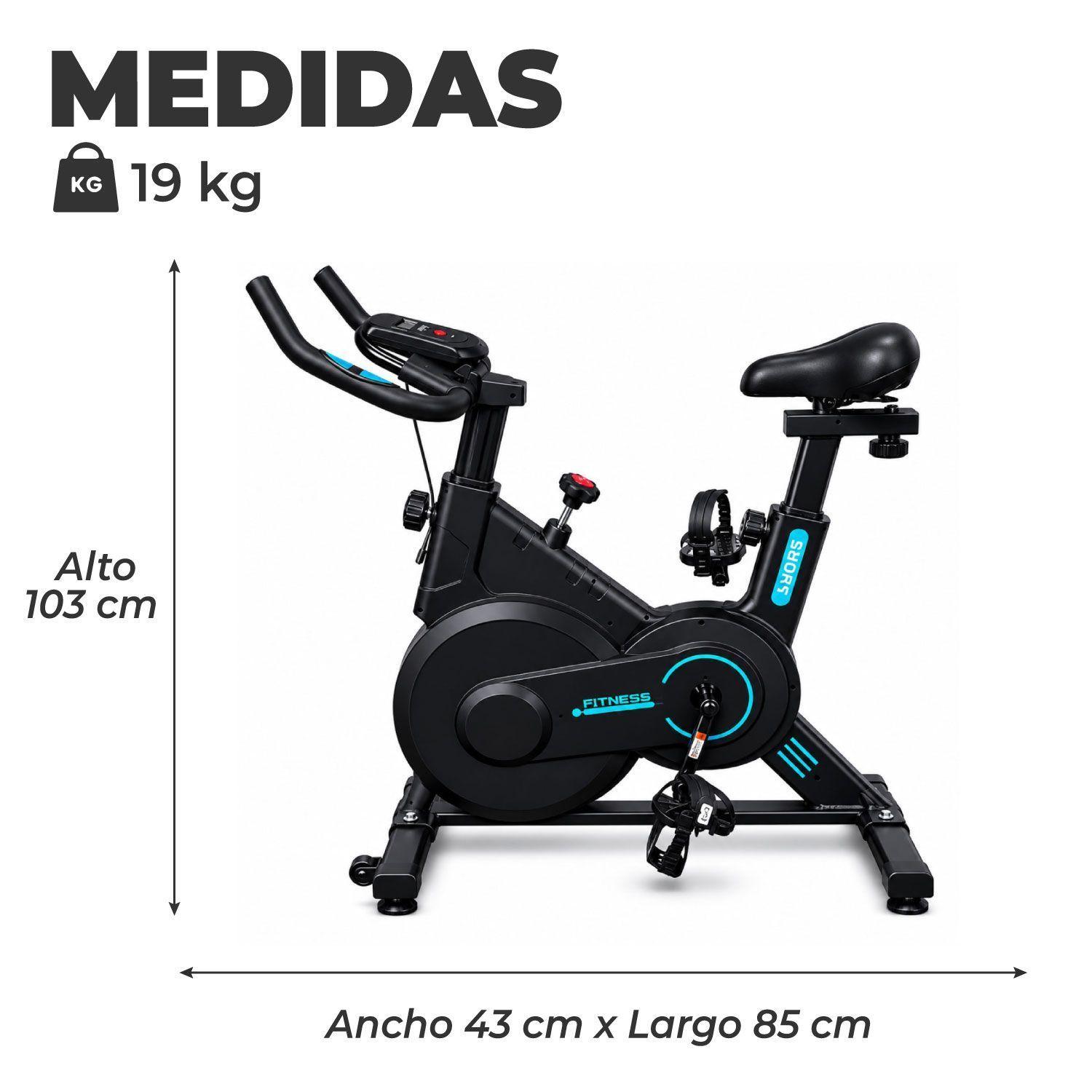 Bicicleta Spinning Estatica Profesional k100 Disco 6kg-2