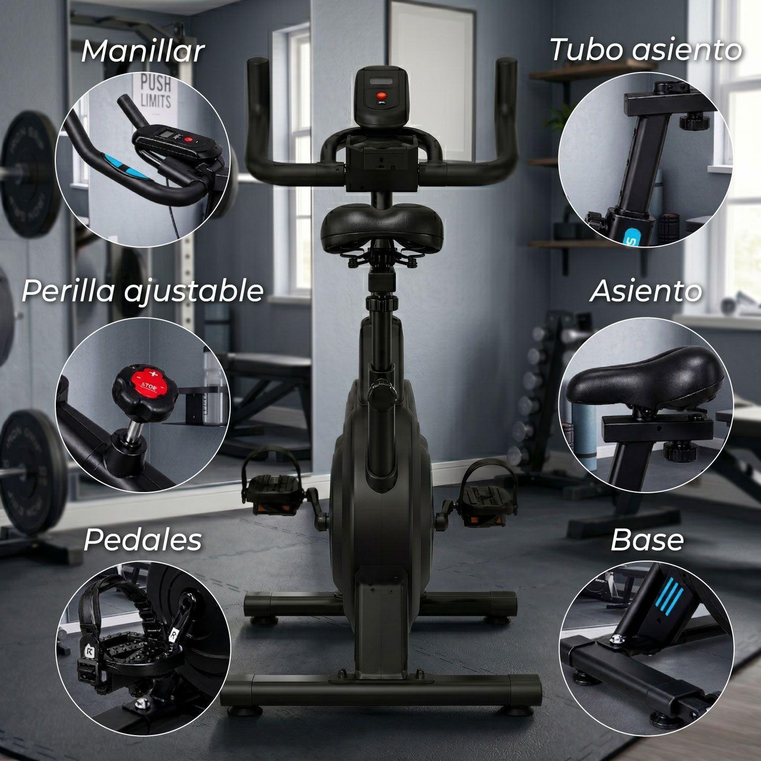 Bicicleta Spinning Estatica Profesional k100 Disco 6kg-4