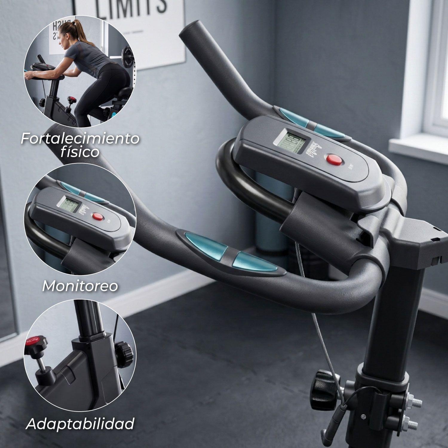 Bicicleta Spinning Estatica Profesional k100 Disco 6kg-5