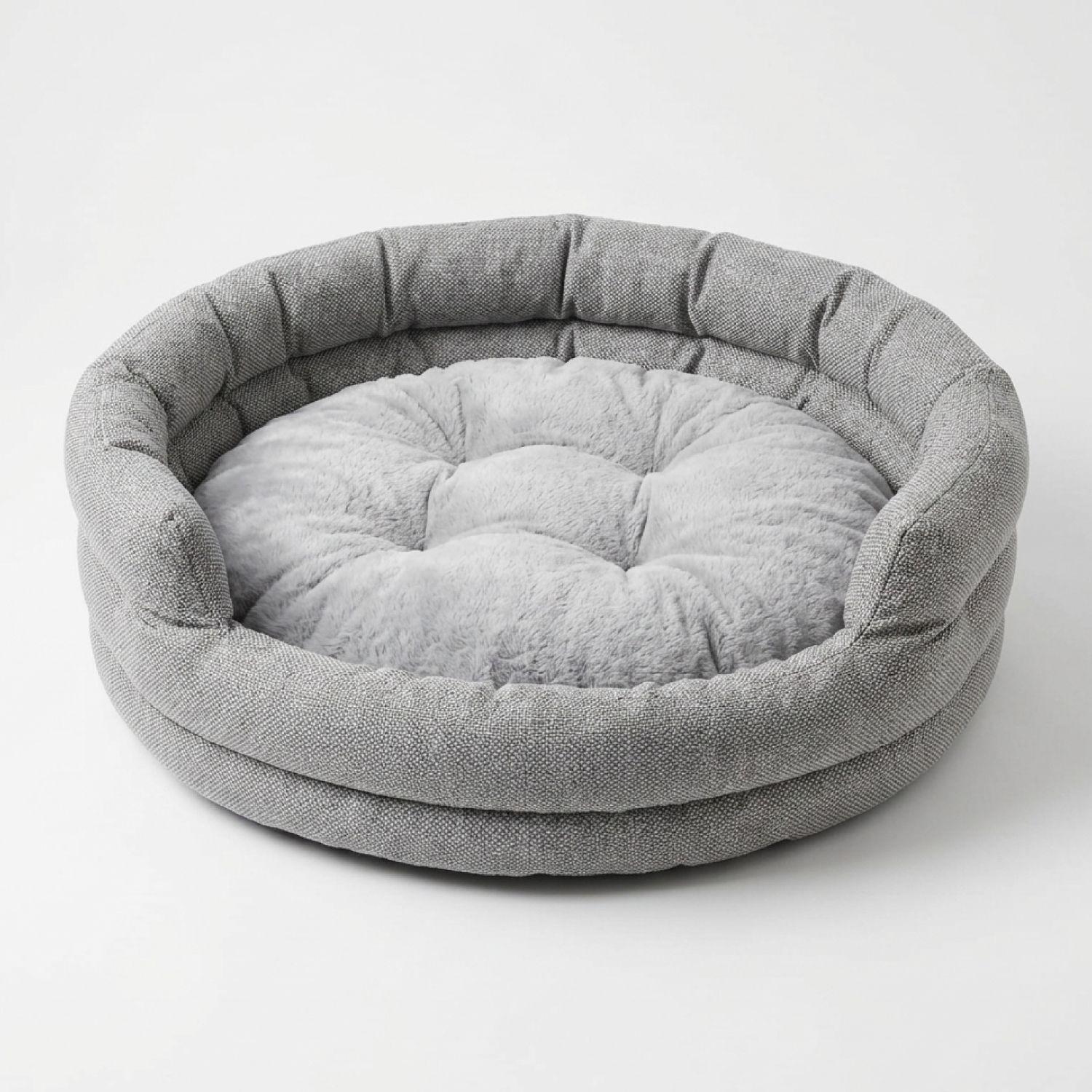 Cama Mascotas 70cm Confort Cervical Base Antideslizante-0