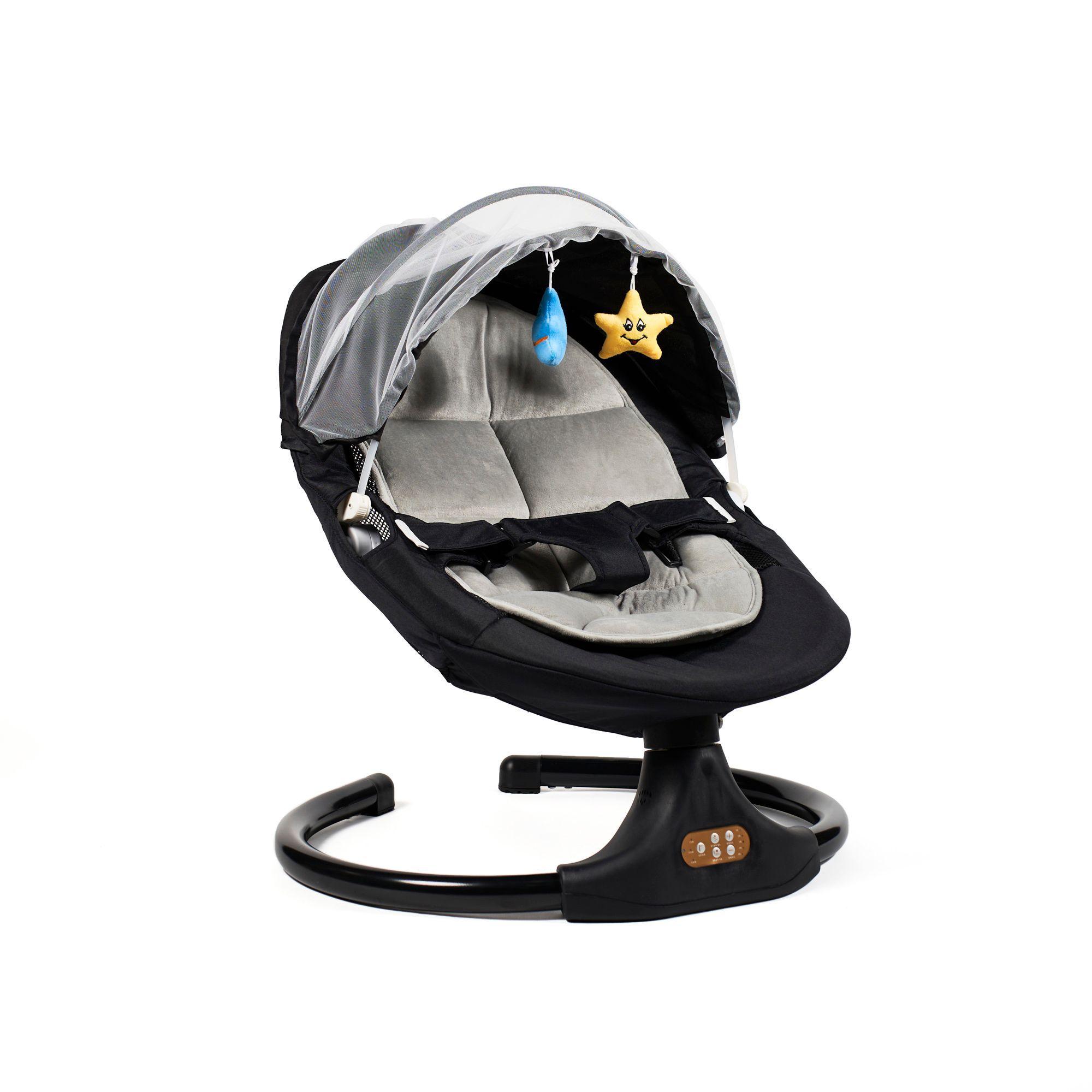 Silla Cuna Mecedora Bebe Musical Automatica Inteligente-3