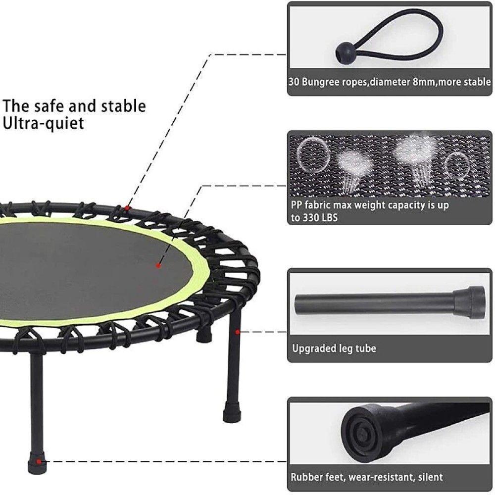 Trampolin con soporte en T 100 cms., saltarina, Power Jump-5