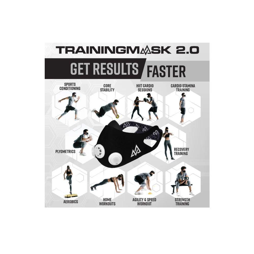 Mascara Entrenamiento Training Mask 2.0 Hipoxica L-4