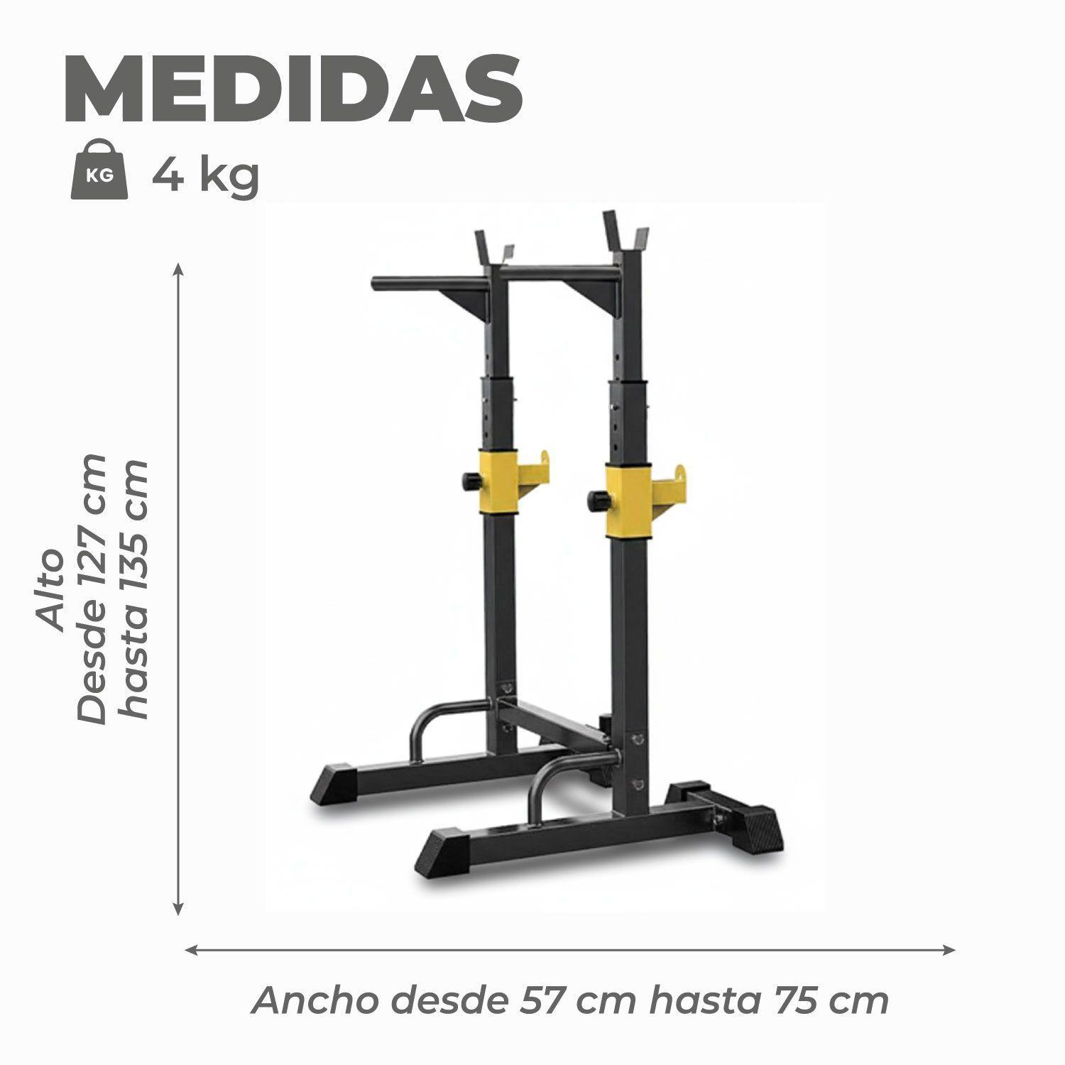 Atril Extendible Para Sentadillas, Fondo Y Press Banca-2