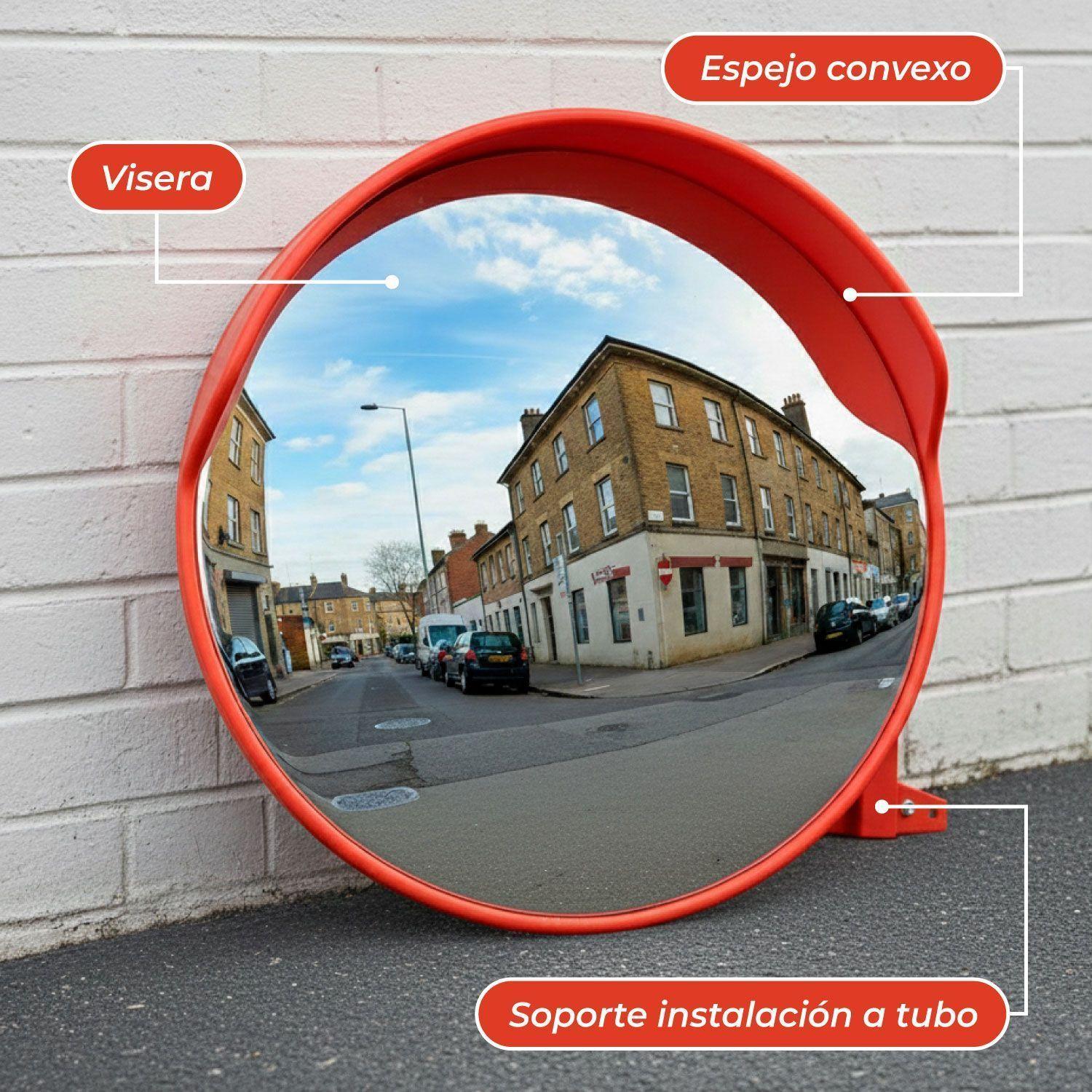 Espejo Convexo Estacionamiento 45 Cm+ soporte Fijacion-4