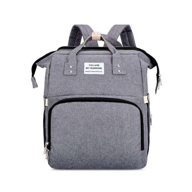 Mochila Pañalera 3 en 1 Cuna Mudador Portatil Bebe-1