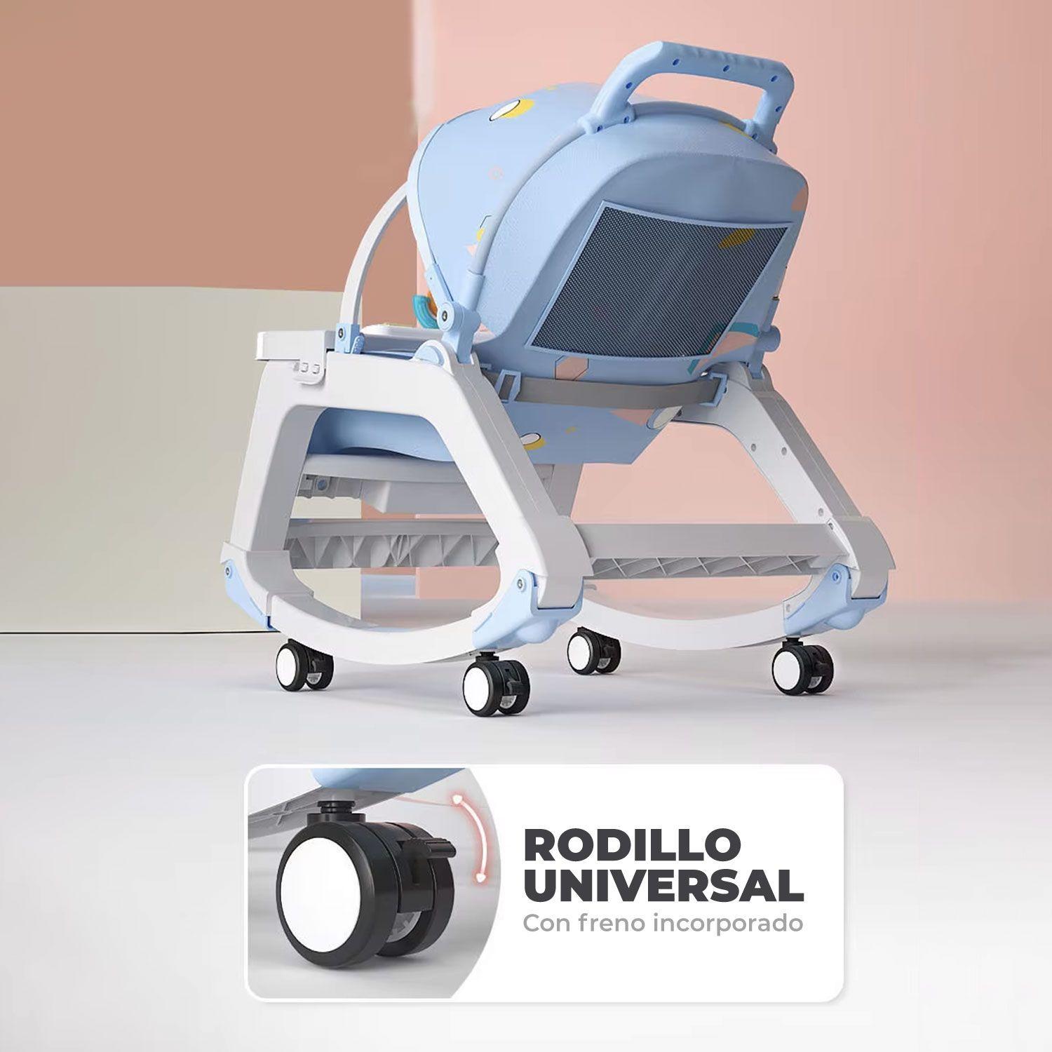 Silla Mecedora De Comer Bebe 5 En 1 Reclinable Safe Baby-4