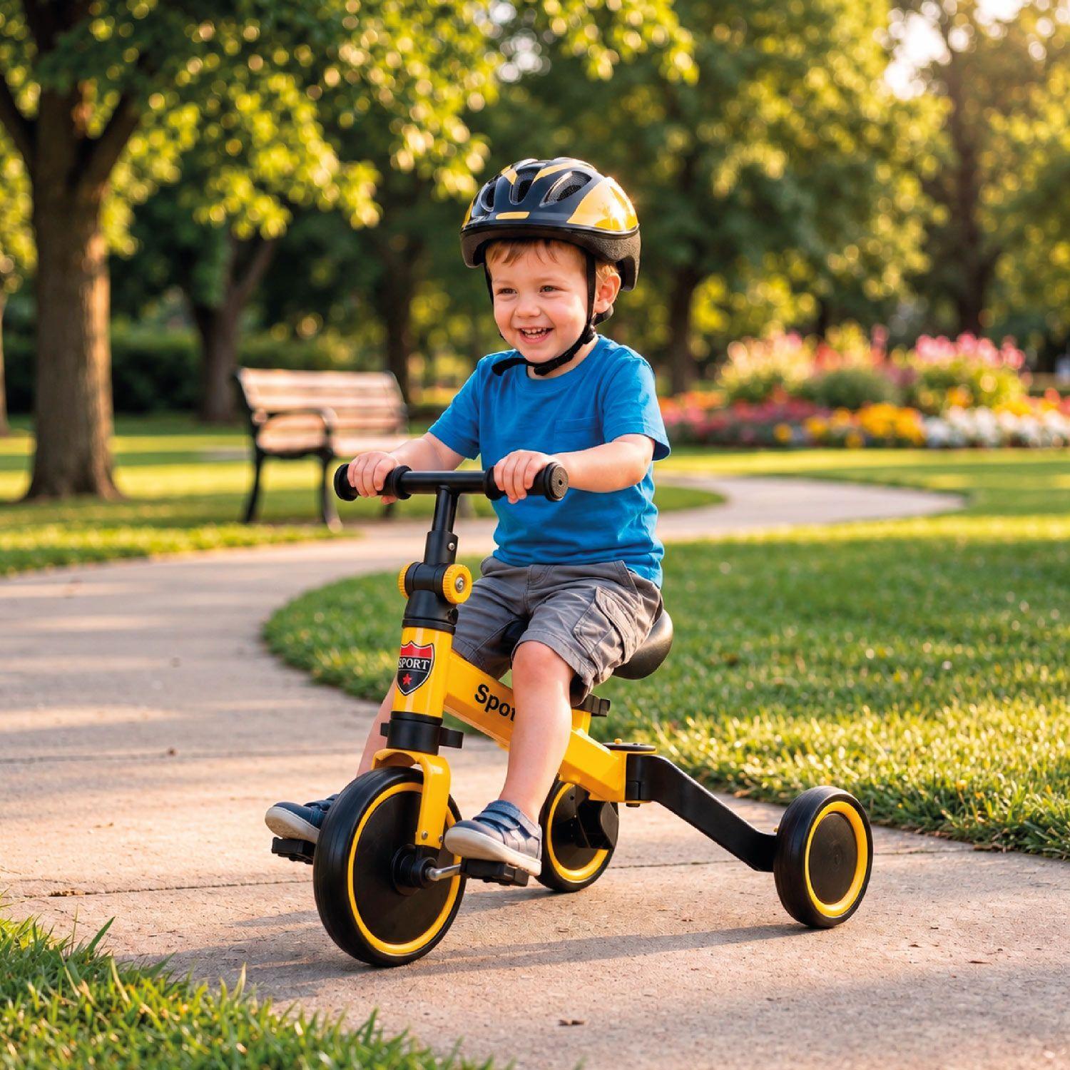 Triciclo Infantil Correpasillo Bicicleta Aprendizaje-1