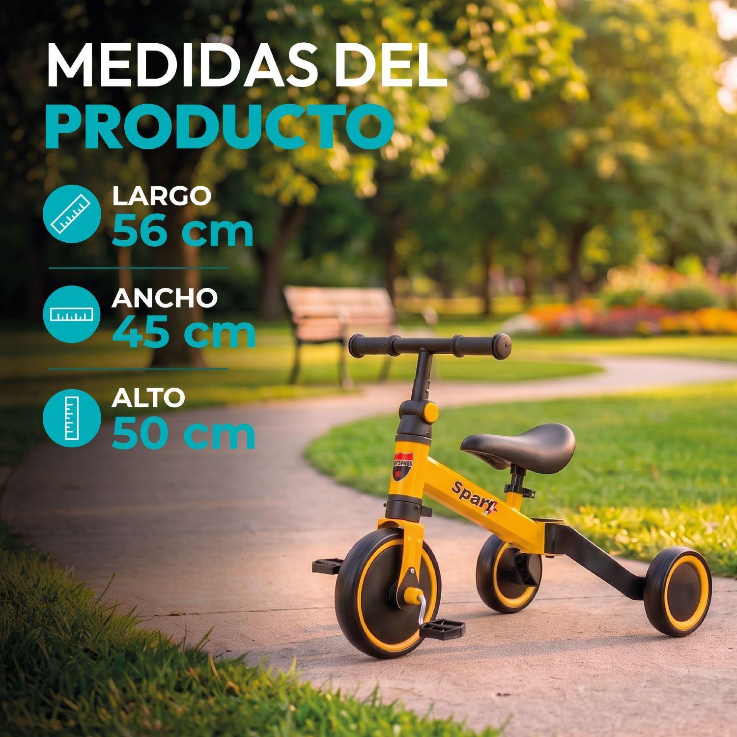 Triciclo Infantil Correpasillo Bicicleta Aprendizaje-2