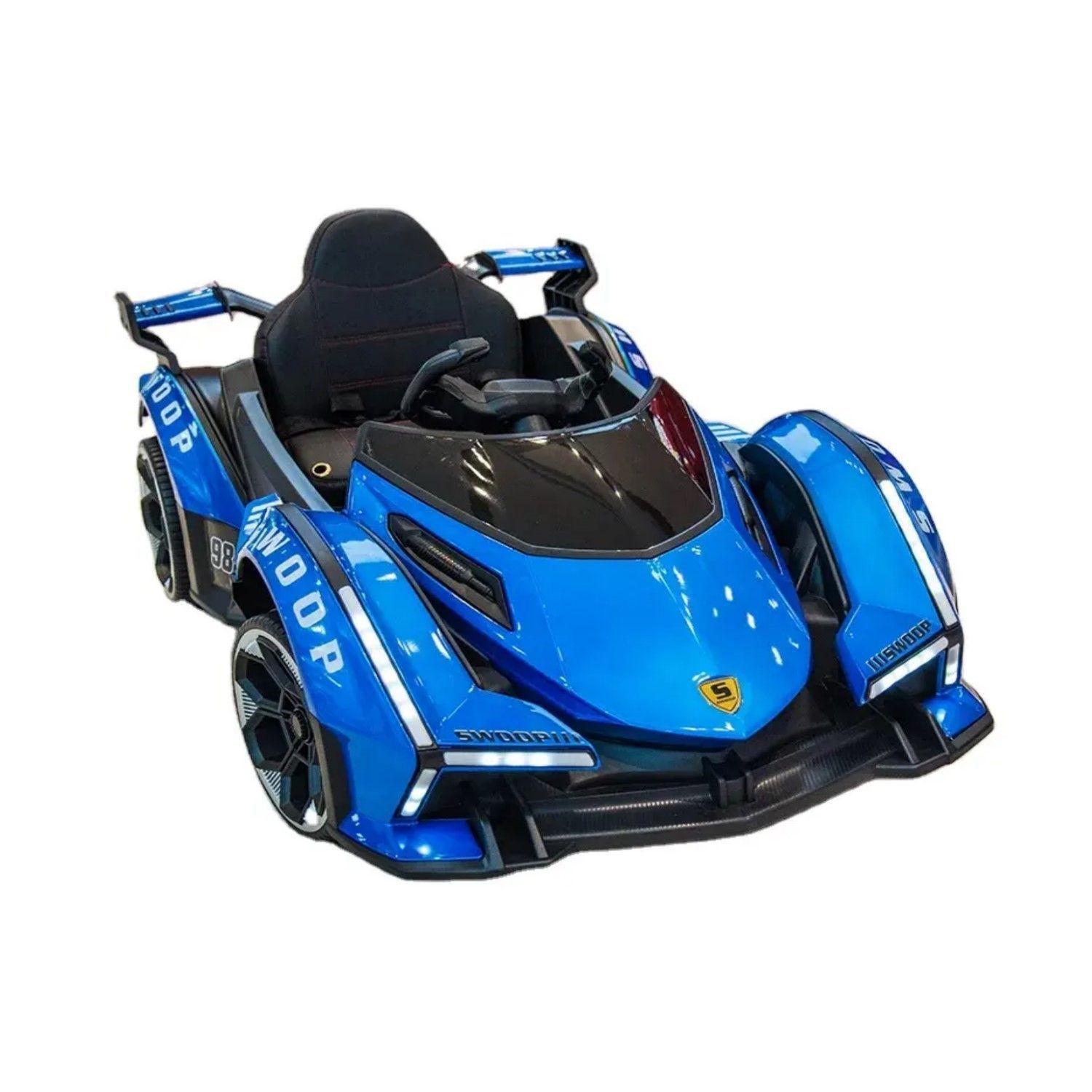 Auto de Carreras Electrico Luces Y Sonidos Azul-1