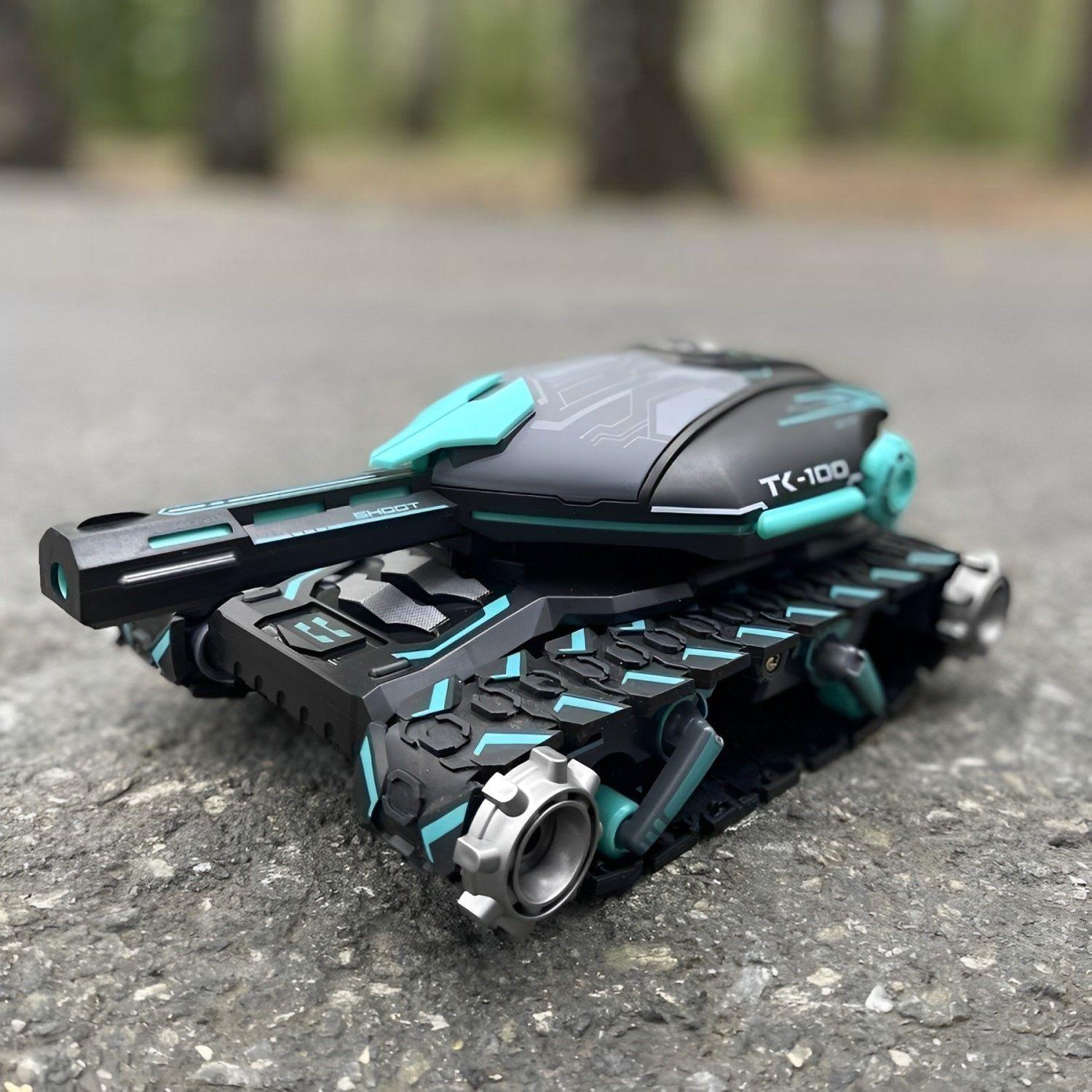 Auto Tanque a Control Remoto Lanza Bombas de Agua-3