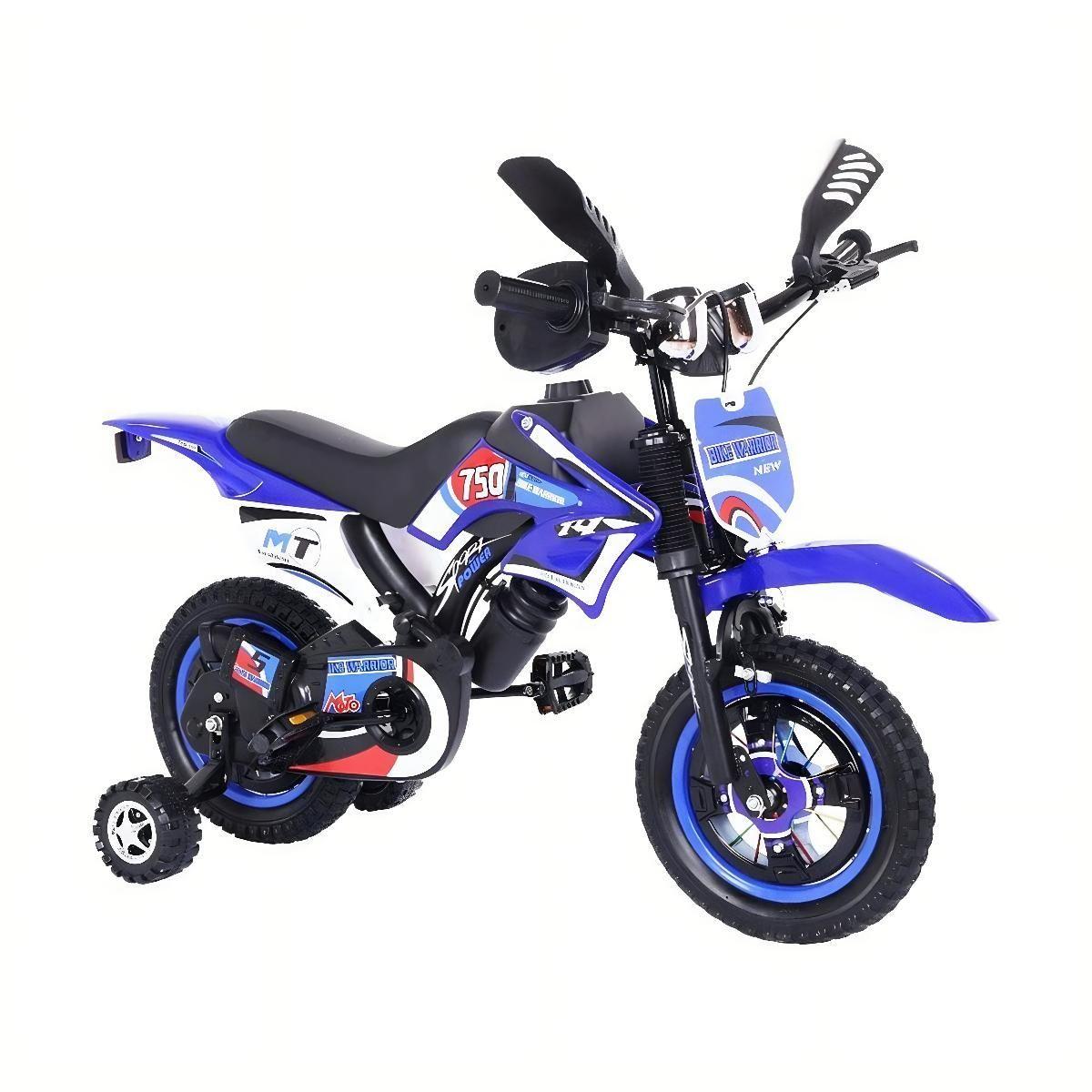 Bicimoto Bicicleta con Sonidos Aro 16 Azul-0