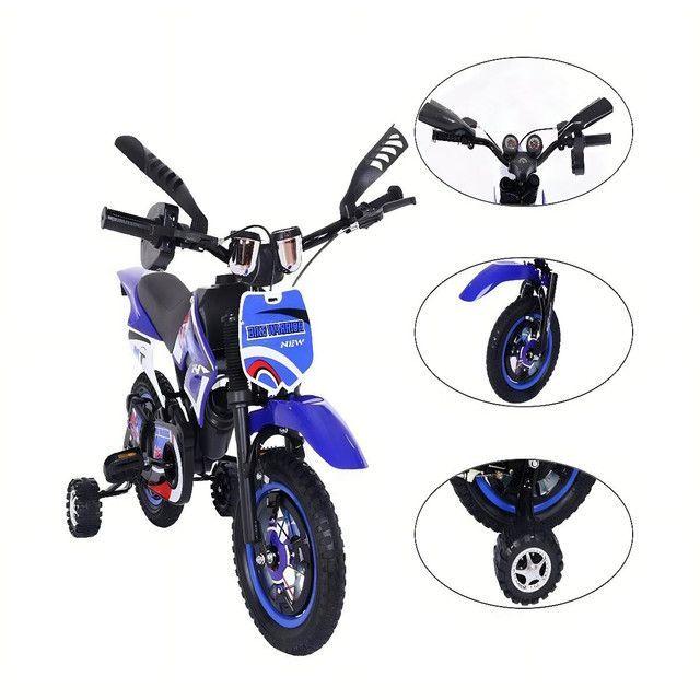 Bicimoto Bicicleta con Sonidos Aro 16 Azul-2