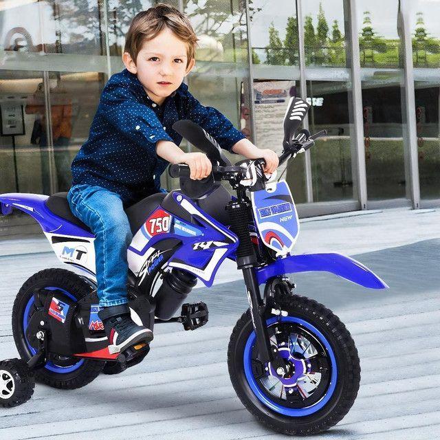 Bicimoto Bicicleta con Sonidos Aro 16 Azul-3