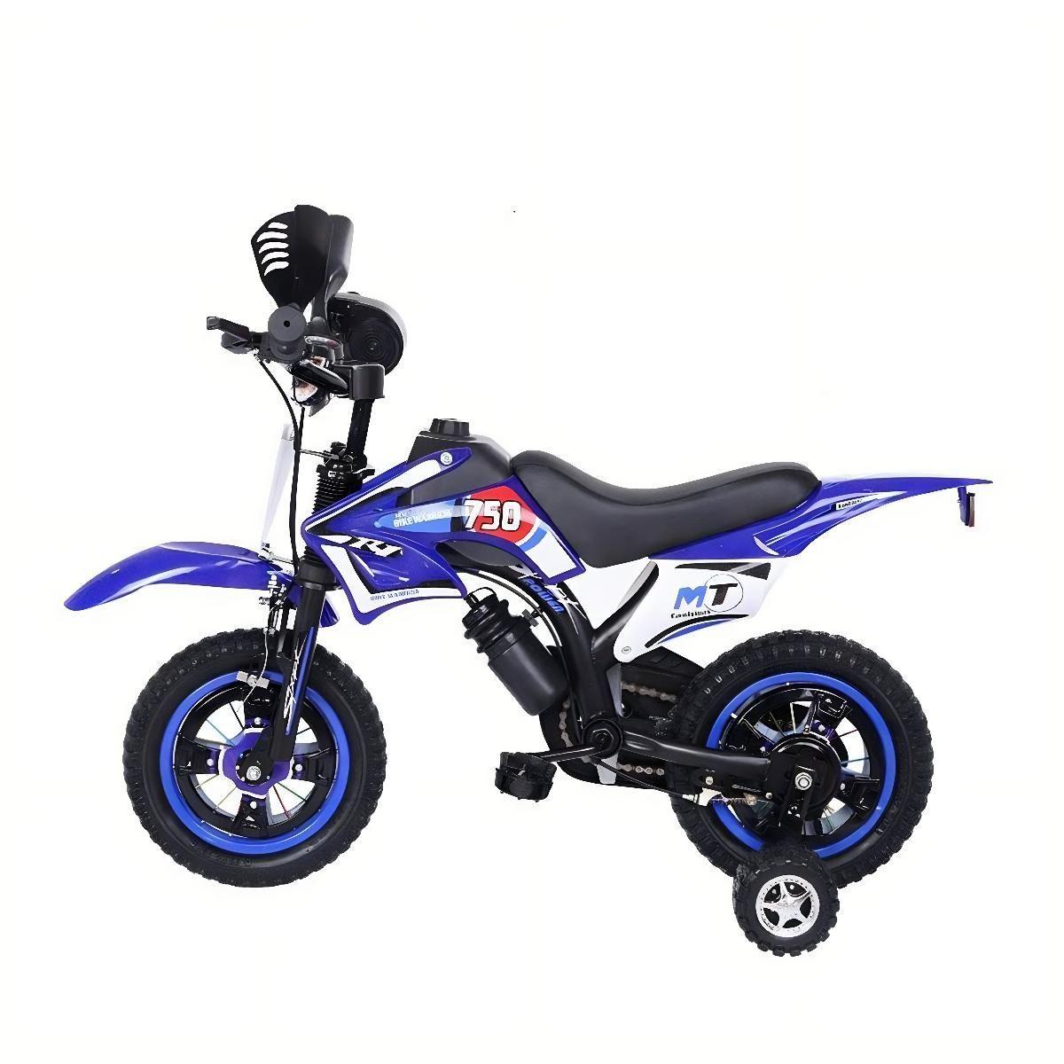 Bicimoto Bicicleta con Sonidos Aro 16 Azul-1