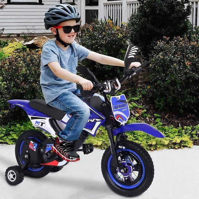 Bicimoto Bicicleta con Sonidos Aro 16 Azul-5