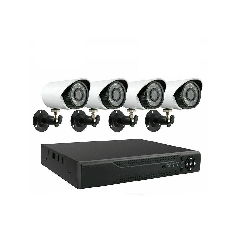 Kit De Seguridad Cctv Dvr 4 Camaras 1080p Full HD-0