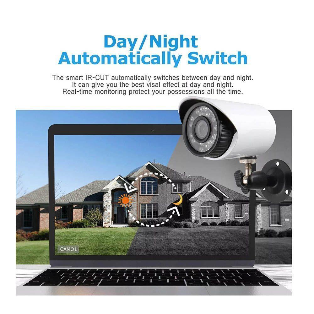 Kit De Seguridad Cctv Dvr 4 Camaras 1080p Full HD-2