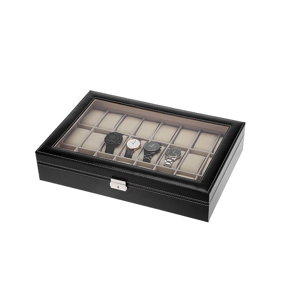 Caja Estuche Organizador de 24 Relojes de Lujo-3