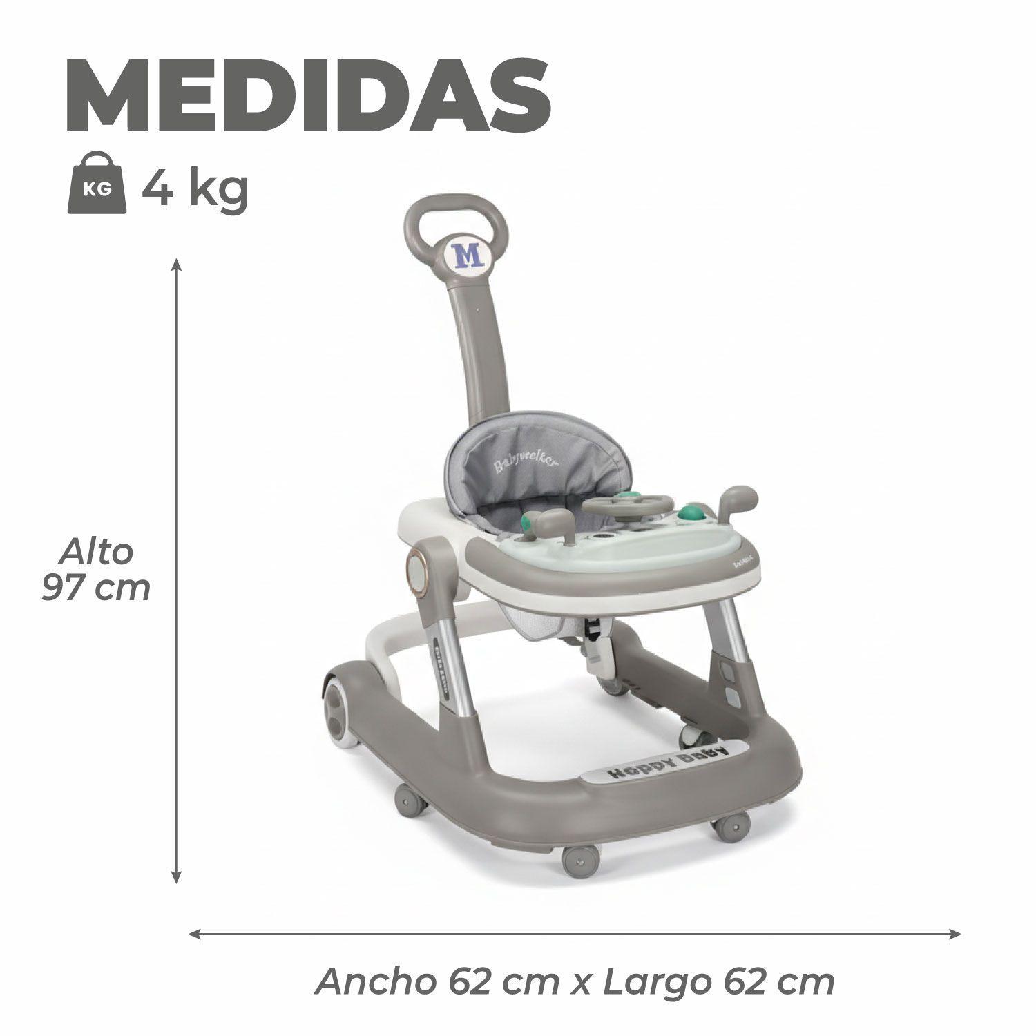 Andador Caminadora Autito Musical Bebe Anticaida Stylish -2