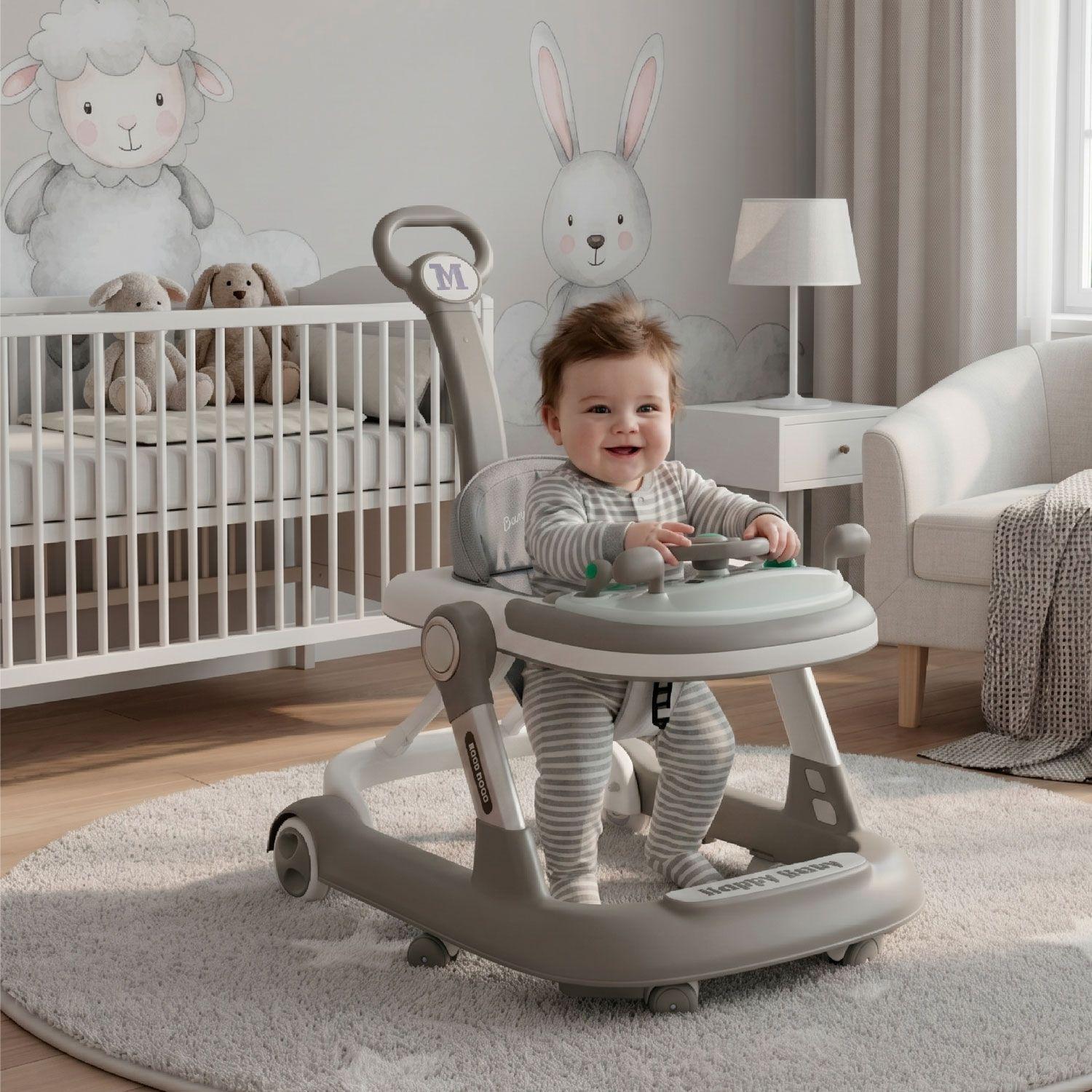 Andador Caminadora Autito Musical Bebe Anticaida Stylish -4