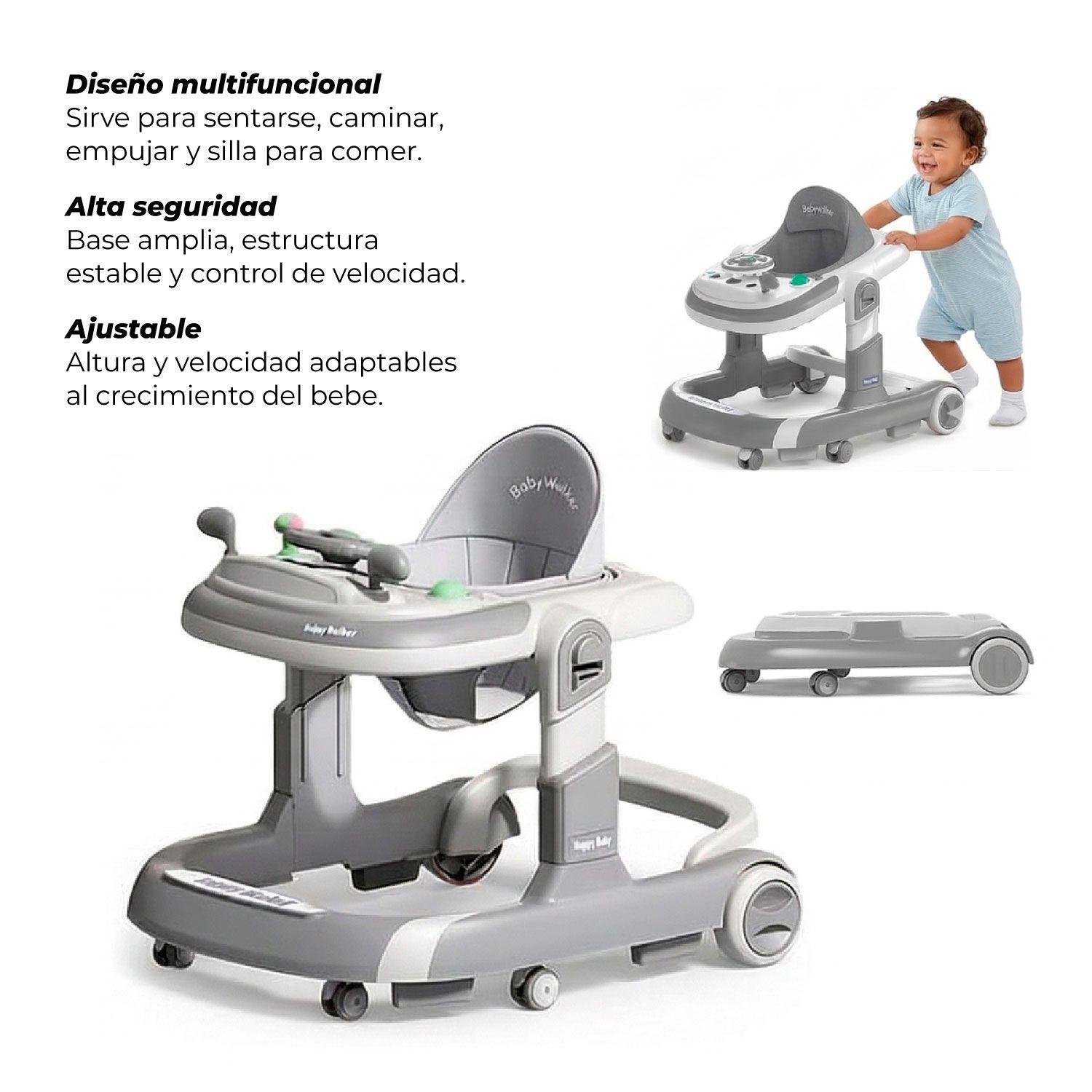 Andador Caminadora Autito Musical Bebe Anticaida Stylish -7