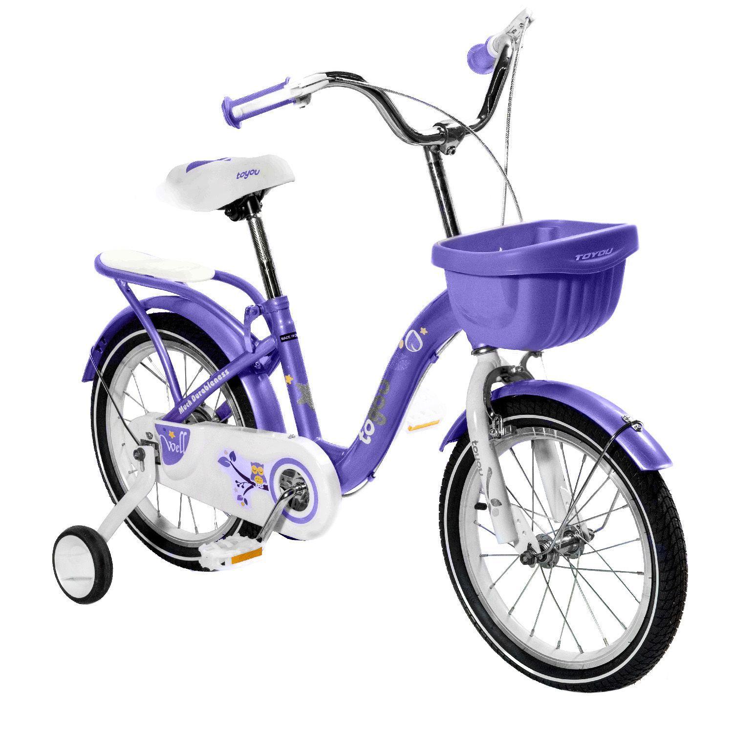 Bicicleta Niña Infantil De Paseo Owl Rueditas Aro 12-2