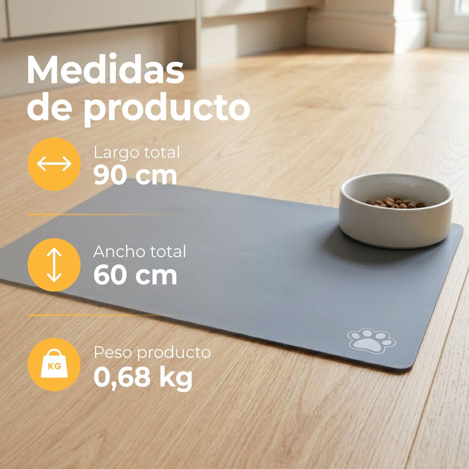 Mat Tapete Absorbente Antideslizante Alimentacion Mascota-2