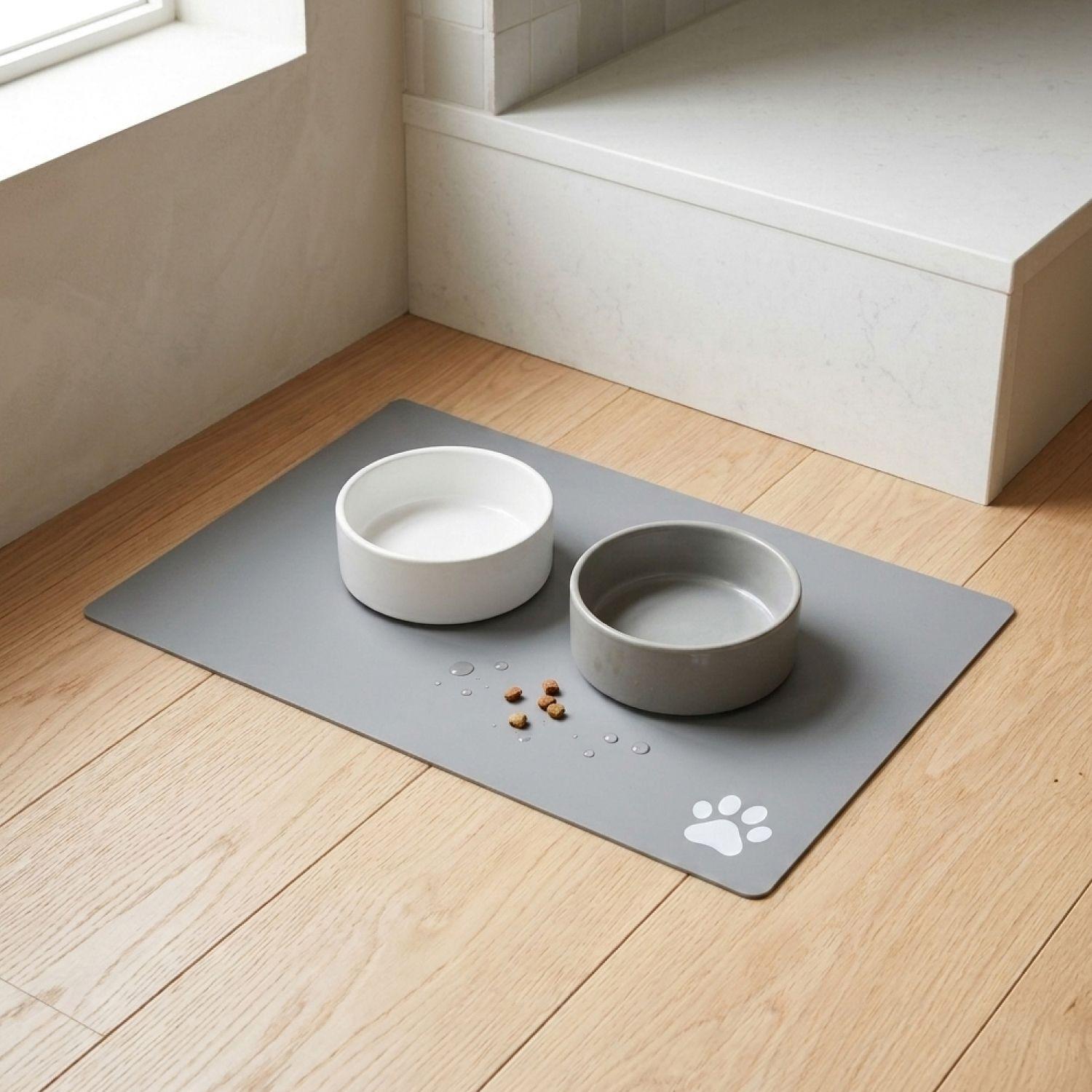 Mat Tapete Absorbente Antideslizante Alimentacion Mascota-4