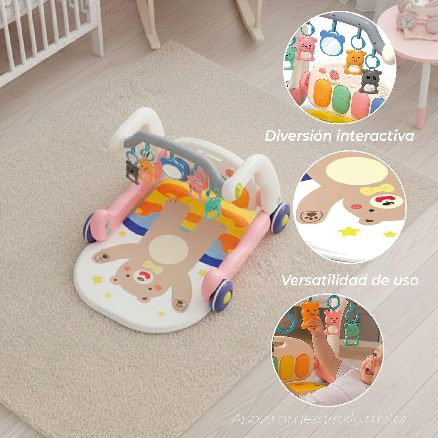 Gimnasio Alfombra Caminadora Bebe Musical 4 en 1 Little Bear-3