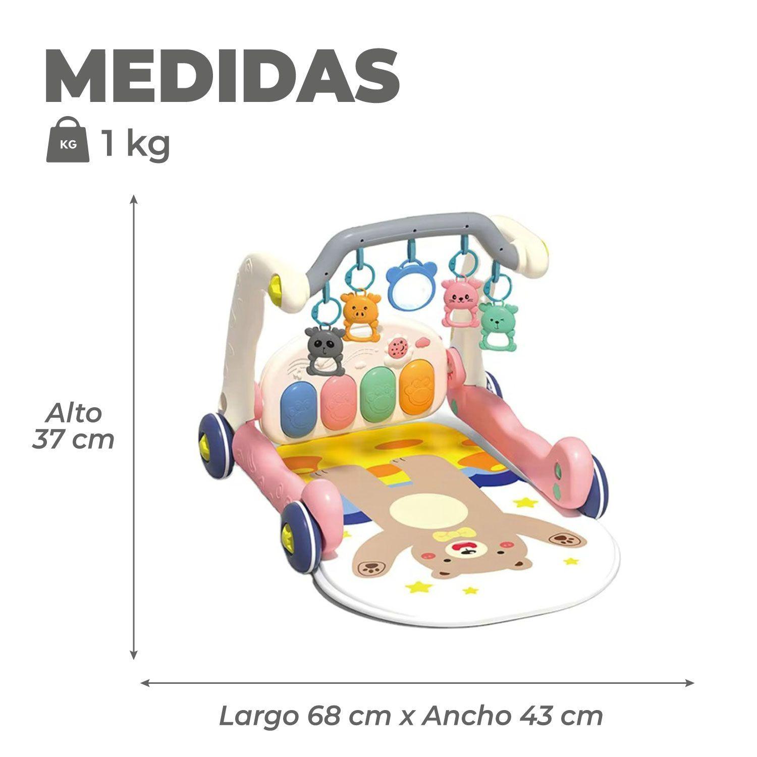 Gimnasio Alfombra Caminadora Bebe Musical 4 en 1 Little Bear-2