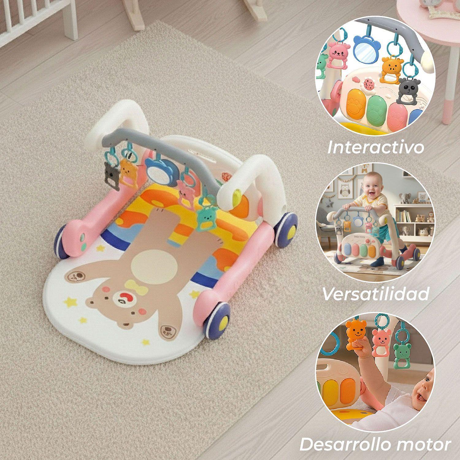 Gimnasio Alfombra Caminadora Bebe Musical 4 en 1 Little Bear-4
