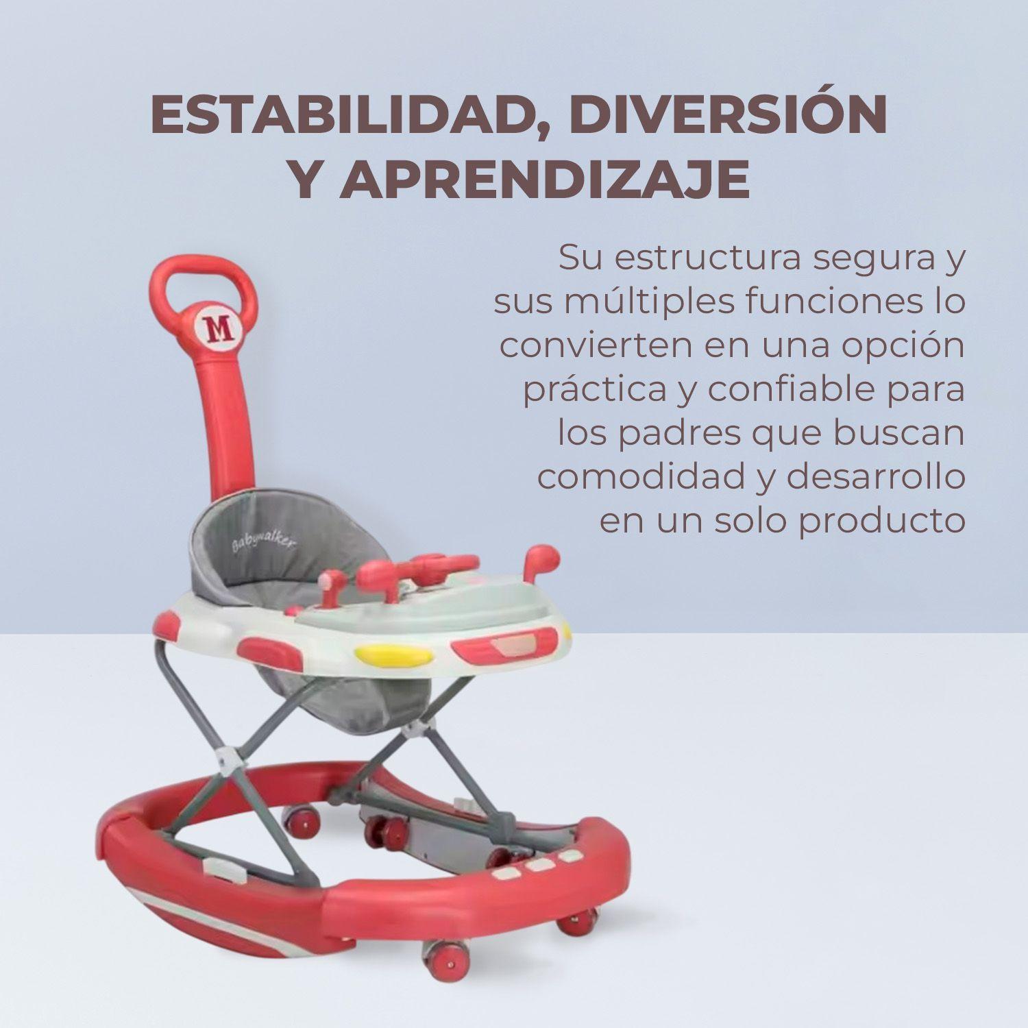 Andador Caminadora Plegable Folding Bebe Anticaida Musical-3