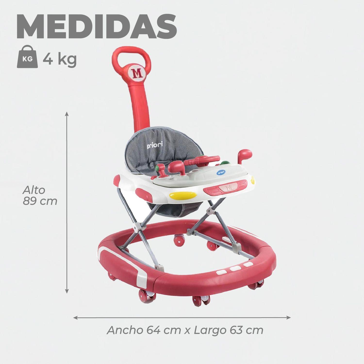 Andador Caminadora Plegable Folding Bebe Anticaida Musical-2