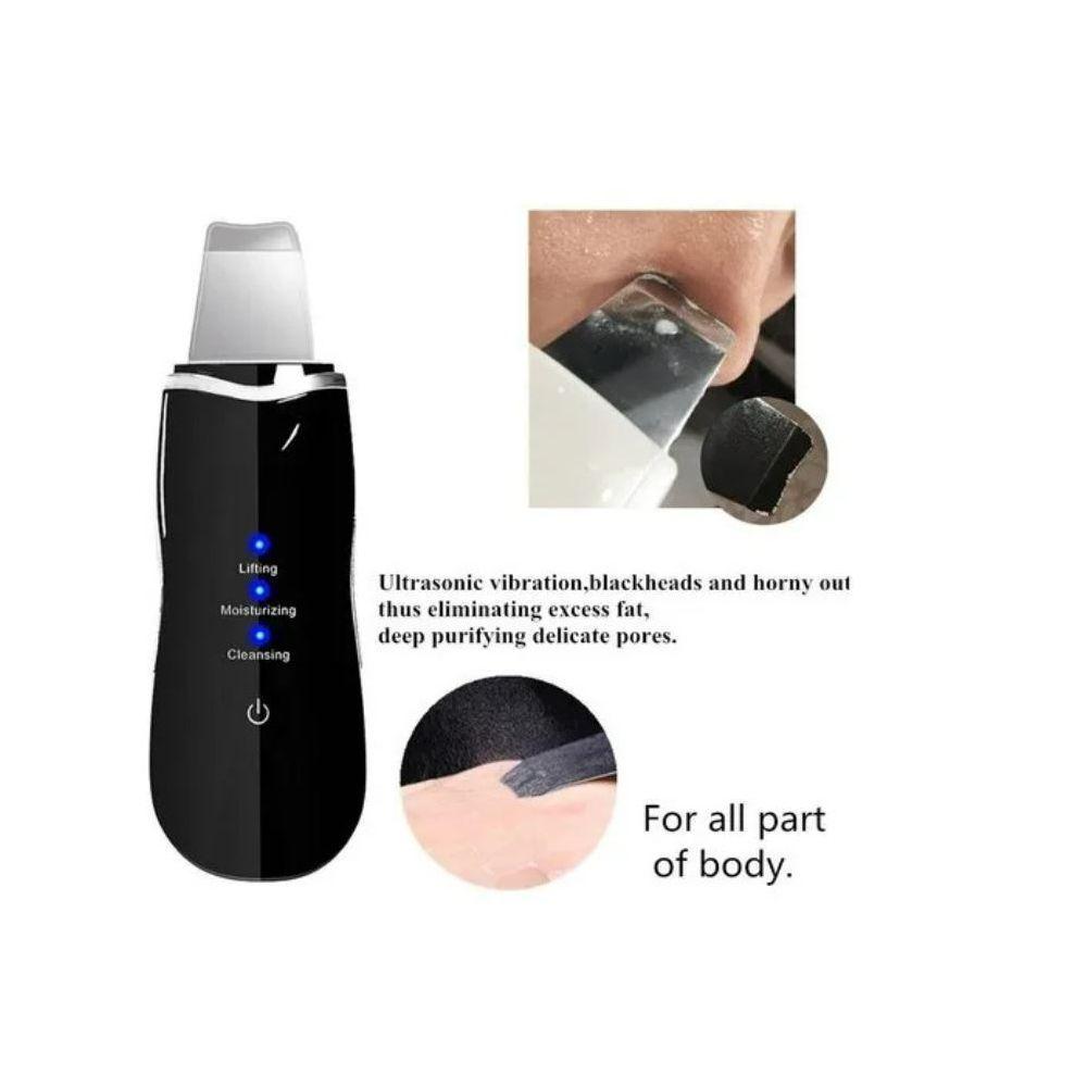 Limpiador Facial Espatula Saca Puntos Negro Exfoliante-1