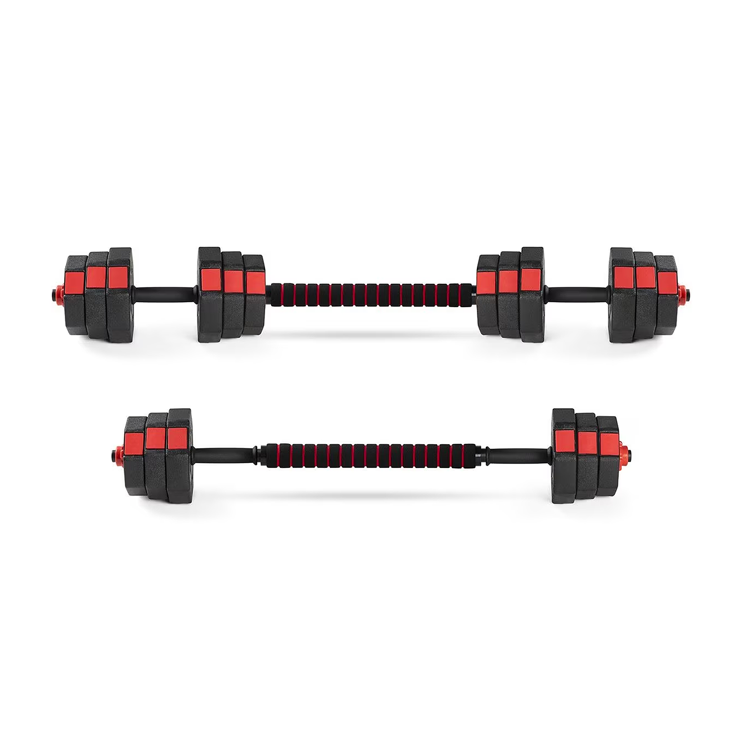 Set de Mancuernas 30 KG Rojo-4