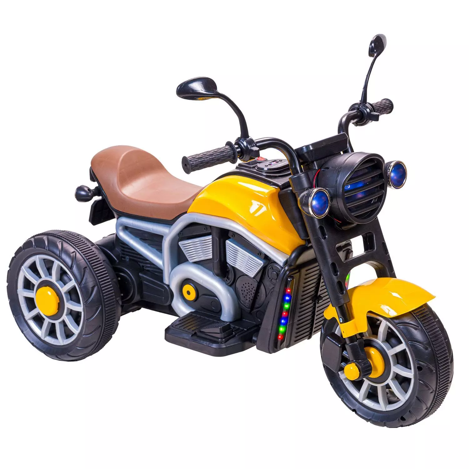Moto Eléctrica Para Niños Motocicleta Clásica Luz Y Sonidos-0