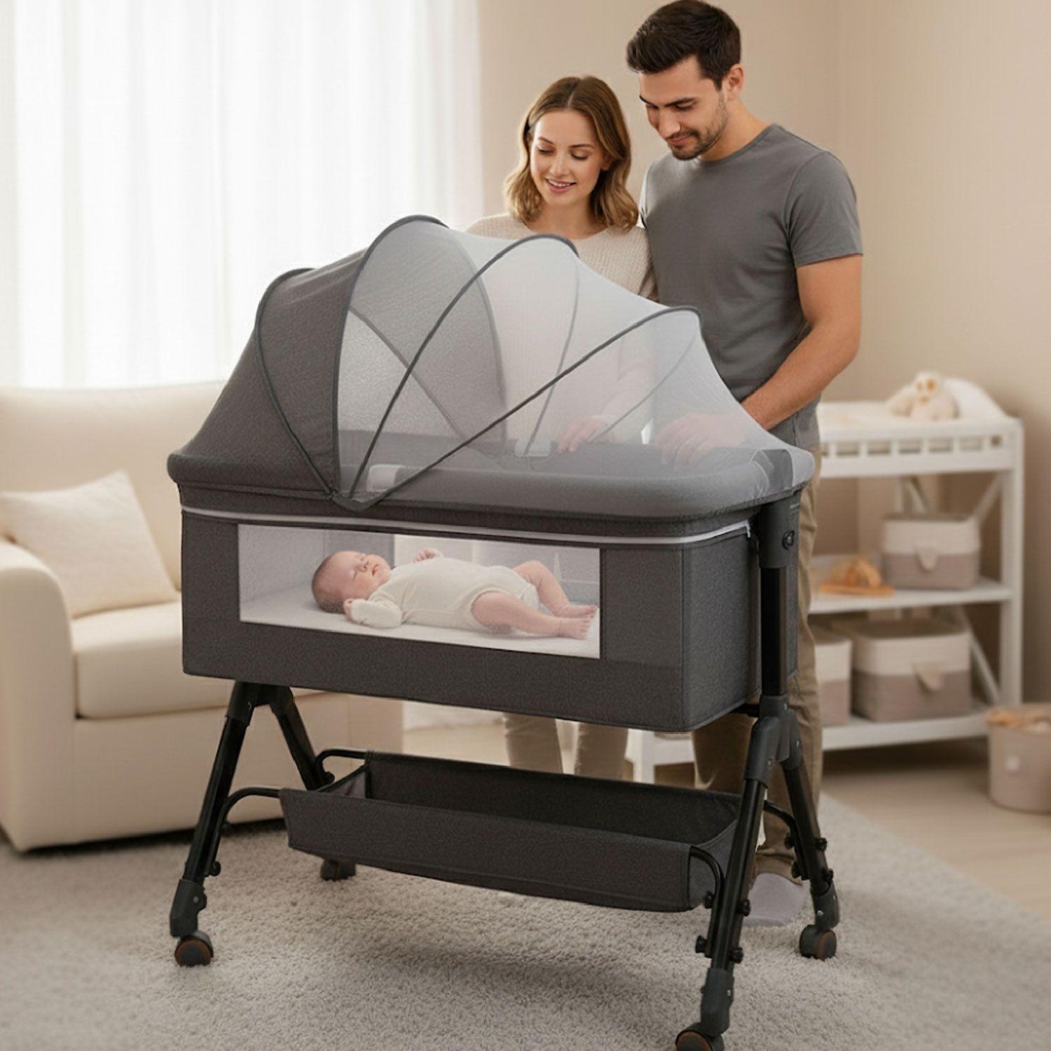 Cuna Colecho Moises Bebe Altura Regulable Safe&soft-4