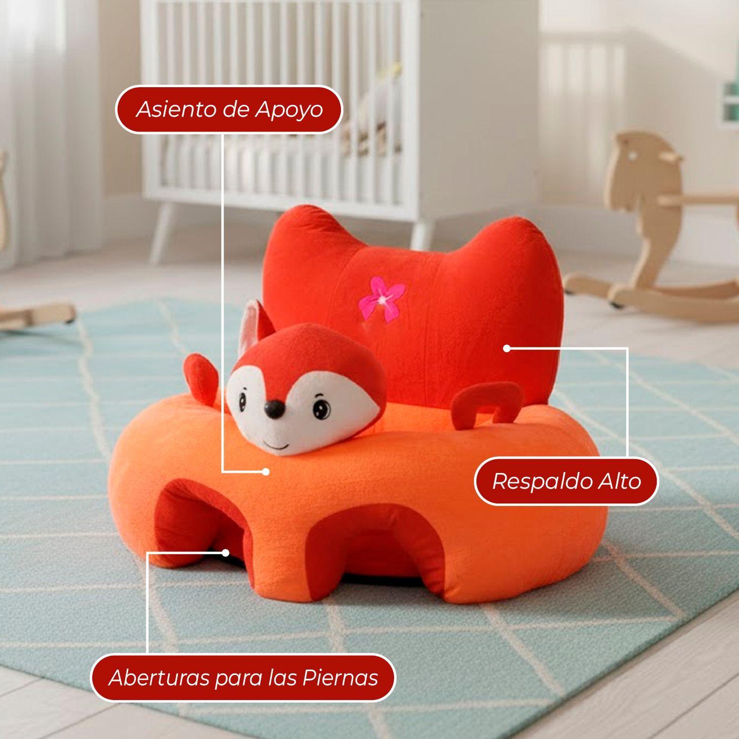 Cojin Asiento Bebe Seguridad Y Apoyo Zorrito-3