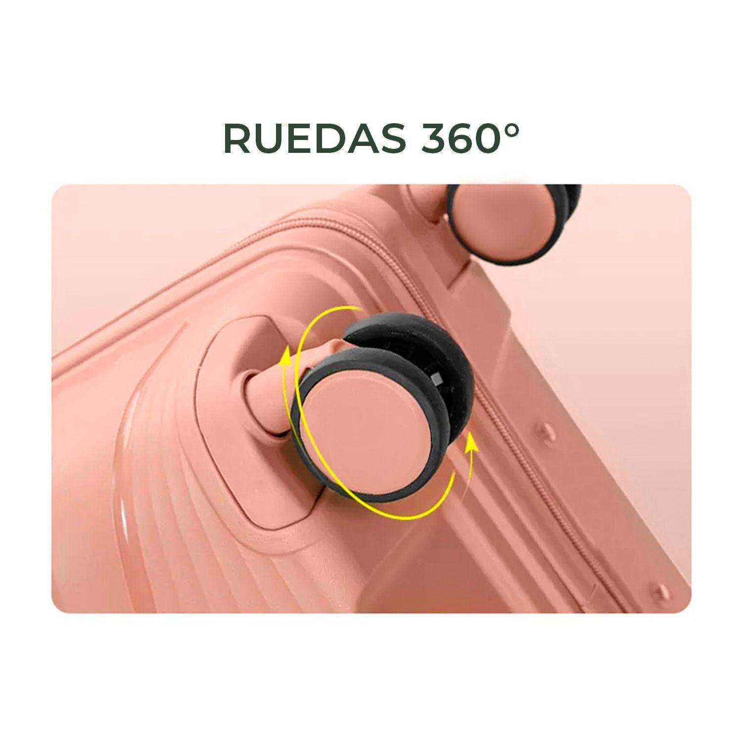 Set De Maletas 3 Piezas Rosa-3