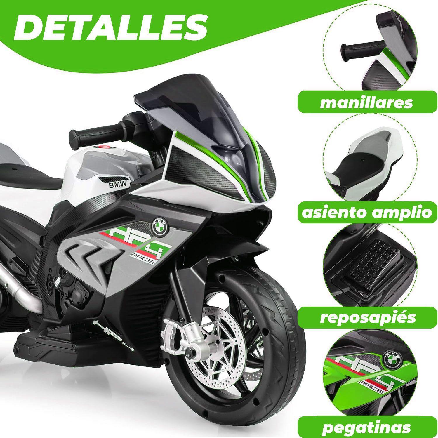 Moto a Batería 3 Ruedas HP4 Luces y Sonido-4