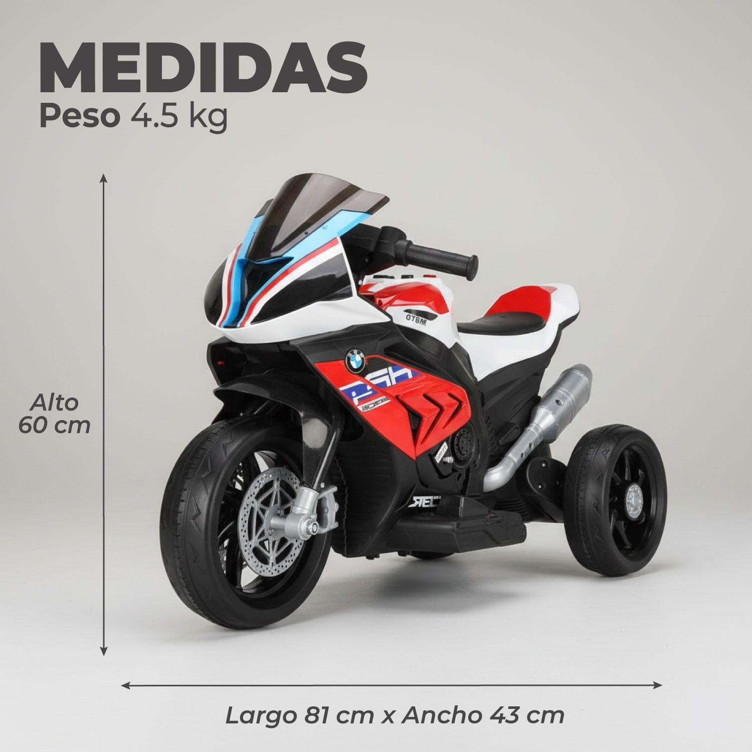 Moto a Batería 3 Ruedas HP4 Luces y Sonido-2